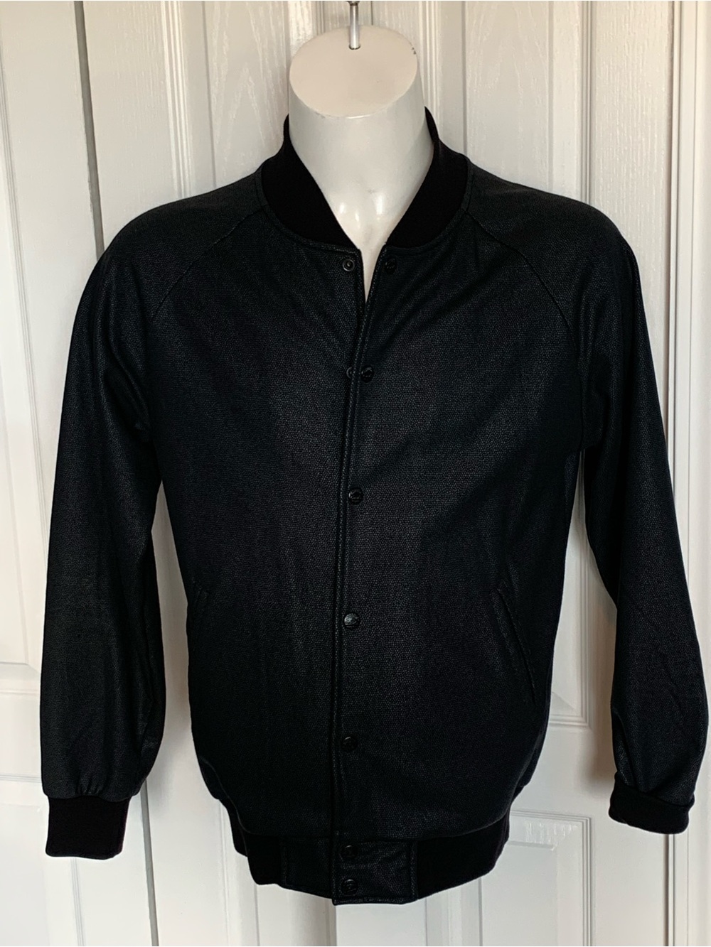 Men's Black Crooks and Castles Bomber Jacket - Classic Lightweight Coat